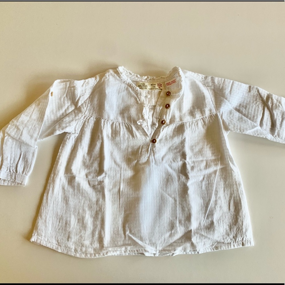 ZARA Babygirl white shirt